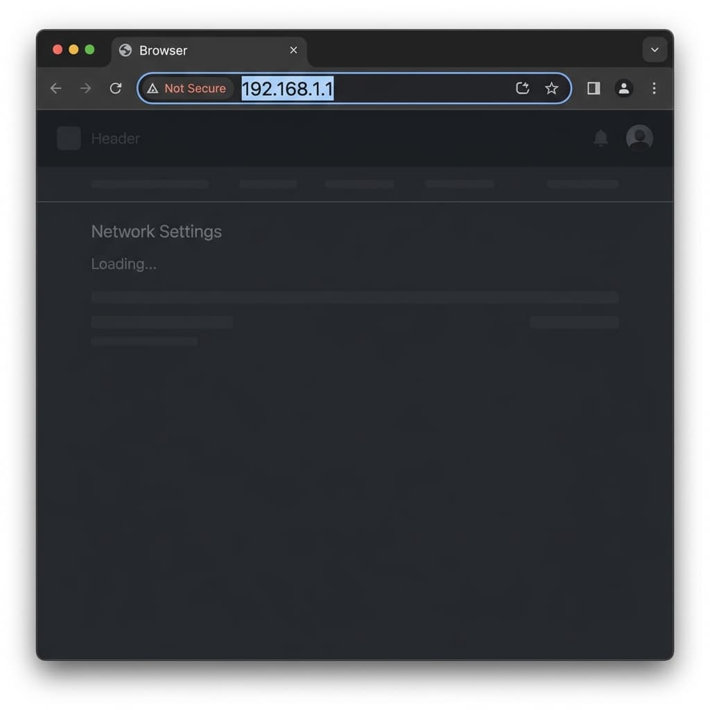 Browser address bar showing numeric IP address input vs search engine box