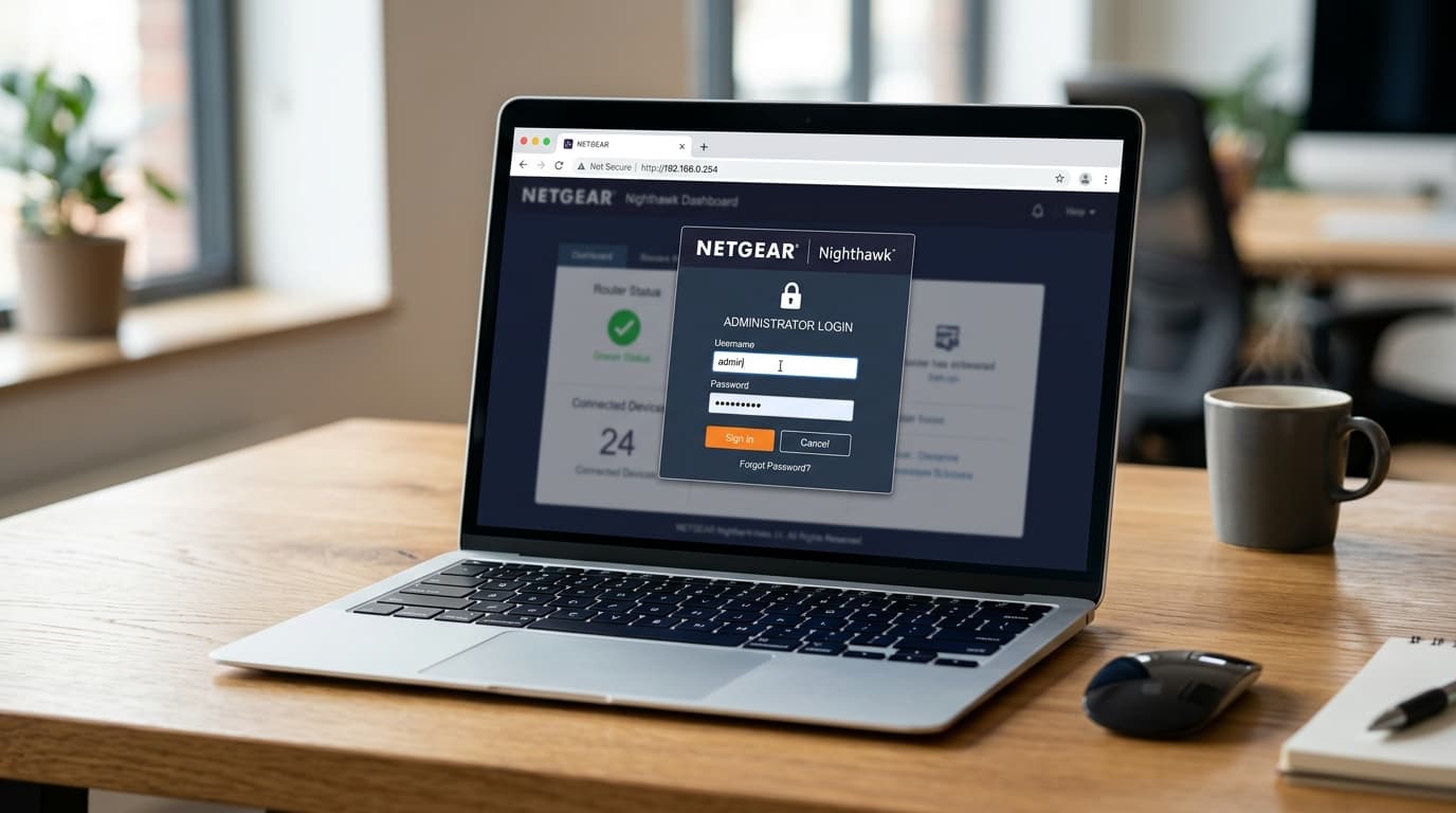 Network Router Control Panel 192.168.0.254 Login: Admin Setup & Password Guide | Router IP Guide