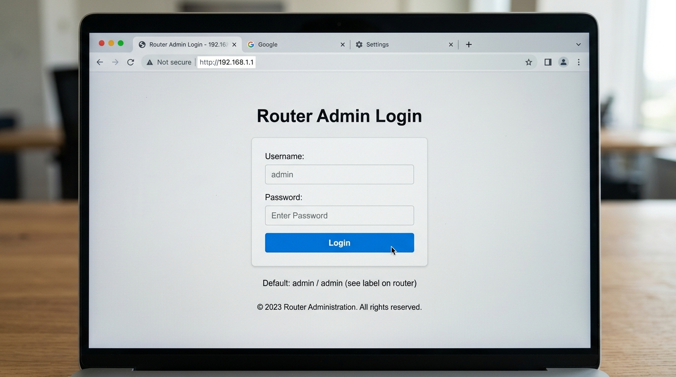 192.168.1.1 router admin login page