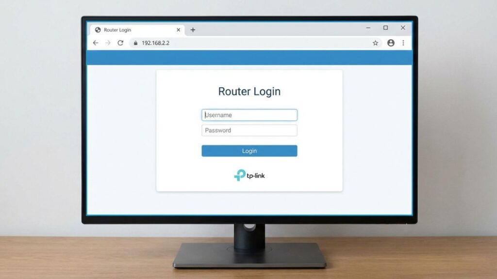 192.168.2.2 router login admin page for accessing network settings and configuration panel